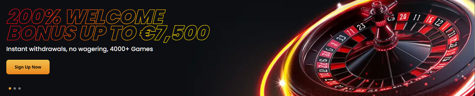 Instant Casino Välkomstbonus